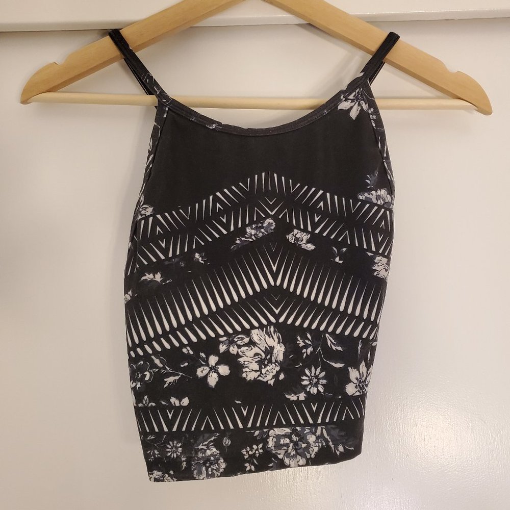 Betsey Johnson cropped workout top